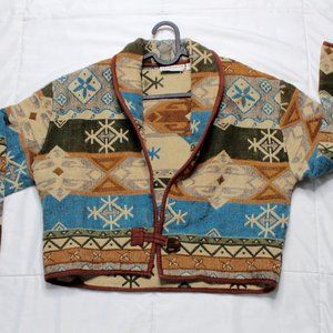 Vintage Flashback Aztec Blazer